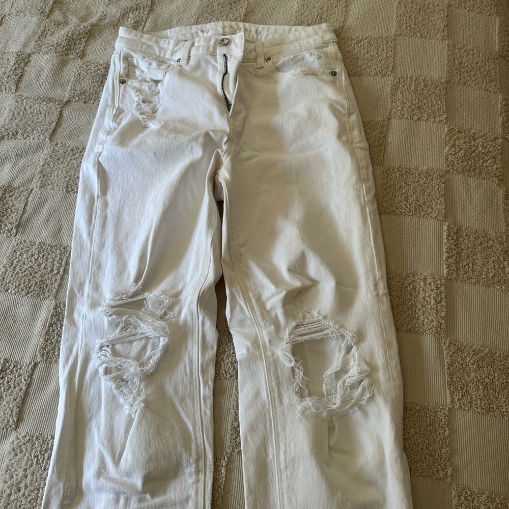 American Eagle White Jeans